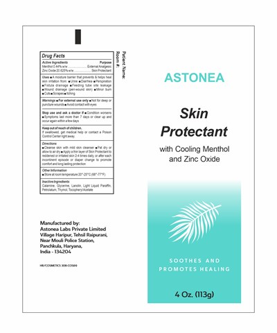 Principal Display And Drug Fact Panel (Astonea Skin Protectant With Cooling Menthol And Zinc Oxide (tender Calm))